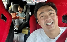 Cường Đô La chăm con chu đáo khi vắng mặt Đàm Thu Trang