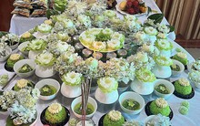 Mẹ 10x tự tay làm mâm cỗ đầy tháng cho con, tiết lộ bí quyết ai cũng làm được