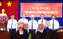 Bình Dương công bố nhiều quyết định nhân sự chủ chốt