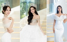 Mai Phương, Thiên Ân khoe dáng gợi cảm với đầm của NTK Lê Ngọc Lâm