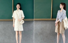 Cô giáo tiểu học gây sốt TikTok vì vừa xinh vừa có style "cực phẩm", đi dạy cả năm không mặc trùng đồ