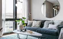 Căn hộ 47m2 với sắc xanh chủ đạo ai nhìn cũng thấy mát mắt