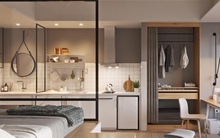 Thiết kế phòng kiểu studio lý tưởng cho người độc thân