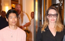 Angelina Jolie thanh lịch xuống phố cùng con trai nuôi gốc Việt