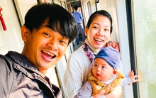 Ông bố trẻ đưa gia đình đi du lịch muôn nơi, mong tuổi thơ con có nhiều trải nghiệm