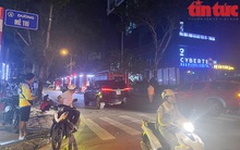 Cháy căn hộ tầng 25 tòa chung cư đường Mễ Trì khiến người dân hoảng loạn