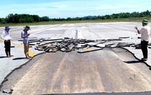 Bong vỡ mặt đường băng sân bay Vinh: Nguy cơ lặp lại