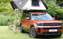 Ảnh thực tế Hyundai Santa Fe 2024 vừa ra mắt: Tay nắm bí mật, bạt ngàn trang bị không kém xe sang