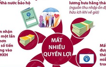 Số người rút bảo hiểm xã hội 1 lần tăng bình quân 10%/năm