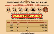 Một người đến từ Gia Lai trúng vé số Vietlott  gần 257 tỉ đồng