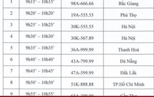 Nhiều biển số xe 'ngũ quý' sẽ xuất hiện trong phiên đấu giá lần đầu ngày 22/8