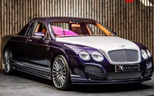 Chủ xe Bentley Flying Spur chi hơn 3,6 tỷ đồng độ thành bán tải: Cắt mui, biến hàng ghế sau thành thùng hàng
