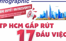 Infographic: TP HCM tiến hành gấp rút 17 đầu việc cho Nghị quyết 98
