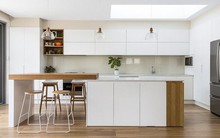 Những thủ thuật thiết kế khéo léo giúp tăng thêm khả năng sử dụng của đảo bếp