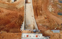 Xác định nguyên nhân khiến hồ chứa nước gần 500 tỉ đồng ở Lâm Đồng sụt lún