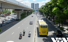 Tháo một phần dải phân cách cứng làn đường Nguyễn Trãi