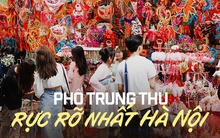 Ảnh: Phố Trung thu rực rỡ nhất Hà Nội tưng bừng đón người dân đến vui chơi, chụp ảnh