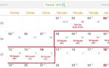 Tết Nguyên đán năm nay được nghỉ mấy ngày?
