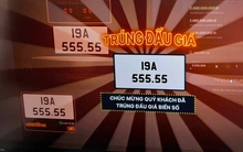 Lộ diện người trúng đấu giá biển số 19A - 555.55 giá 2,69 tỉ đồng