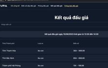 Thêm 3 biển số siêu đẹp được đấu giá thành công, cao nhất 7,47 tỷ đồng