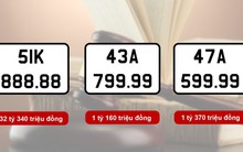 Biển kiểm soát 51K-888.88 đấu giá được hơn 32 tỷ đồng