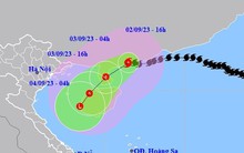 Bão Sao La gây mưa cho ven biển miền Bắc
