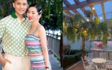 Sân vườn trong biệt thự xa hoa gần 600m2 ca sĩ Lệ Quyên và Lâm Bảo Châu đang sống