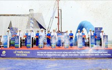 Thi công cầu vượt sông Đáy nối Ninh Bình và Nam Định