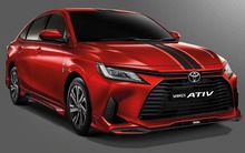 Toyota Vios bản hybrid đầu tiên lộ diện với mâm lớn và bodykit thể thao