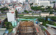 Hầm chui đường Giải Phóng ra sao sau gần 1 năm thi công?