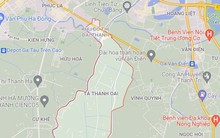 Phê duyệt chỉ giới đường đỏ tuyến đường 4 làn xe tại huyện Thanh Trì