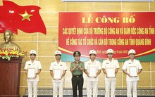 Công an 7 tỉnh triển khai kiện toàn tổ chức bộ máy và công tác cán bộ