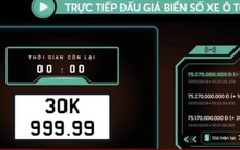Biển số ngũ quý 9 của Hà Nội trúng đấu giá kỷ lục hơn 75 tỷ đồng