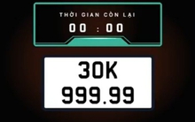 Biển số 30K-999.99 gây choáng khi được đấu giá kỷ lục hơn 75 tỷ đồng