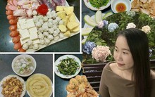 Khoe mâm cơm sinh viên thịnh soạn, nữ sinh gây bất ngờ hơn khi tiết lộ chi phí