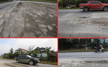 Mặt đường ‘luống khoai’ trên tuyến đường 2.000 tỷ ở Hà Tĩnh