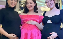 Hội mẹ bầu Vbiz Phương Oanh - Thu Quỳnh - Lan Phương chung khung hình, nhan sắc thế nào mà khiến dân tình xuýt xoa?