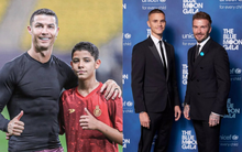 Cậu cả nhà Ronaldo 10 tuổi đã đeo đồng hồ nạm đầy kim cương, đắt gấp 32 lần so với món của thiếu gia nhà Beckham