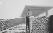 Không khí lạnh tăng cường, nhiệt độ ở đỉnh Mẫu Sơn xuống -2,6 độ C