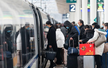 Trung Quốc bắt đầu kỳ Xuân vận, lượng tàu xe dịp Tết tăng kỷ lục