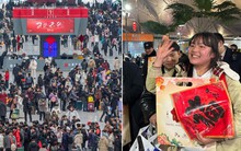 Chùm ảnh: Trăm triệu người chen chúc nhau ở ga tàu và sân bay, khởi động mùa "xuân vận" đón Tết Nguyên đán