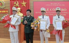 Điều động, bổ nhiệm cán bộ chủ chốt công an 4 tỉnh