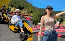 Minh Hằng khoe ảnh du lịch bên ông xã doanh nhân, vóc dáng mẹ bỉm hậu giảm cân gây bất ngờ