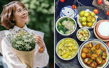 Loạt mâm cơm siêu ngon của cô gái có thể khóc cả ngày nhưng 5h chiều là quẹt nước mắt vào bếp để “chữa lành”