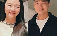 Nhuệ Giang hiếm hoi xuất hiện cùng Lương Xuân Trường, nhan sắc khác hẳn, không còn hình ảnh cô tiêu thư như lúc mới yêu