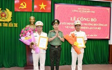 Bổ nhiệm lại 2 Phó Giám đốc Công an tỉnh Bến Tre