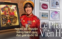 Người phụ nữ mang tranh bằng bánh quy tự làm ra triển lãm quốc tế, bạn bè thế giới trầm trồ kinh ngạc