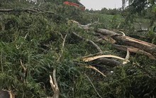 Lốc xoáy bất ngờ xuất hiện ở Kiên Giang, đánh sập 23 ngôi nhà, nhiều người bị thương