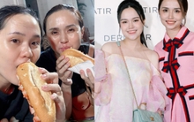 Không nhận ra hai ái nữ cựu chủ tịch CLB Sài Gòn khi ngồi vỉa hè gặm bánh mì