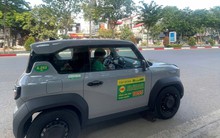 Xuất hiện chiếc VinFast VF 3 đầu tiên của ông Phạm Nhật Vượng chạy dịch vụ taxi Mai Linh?